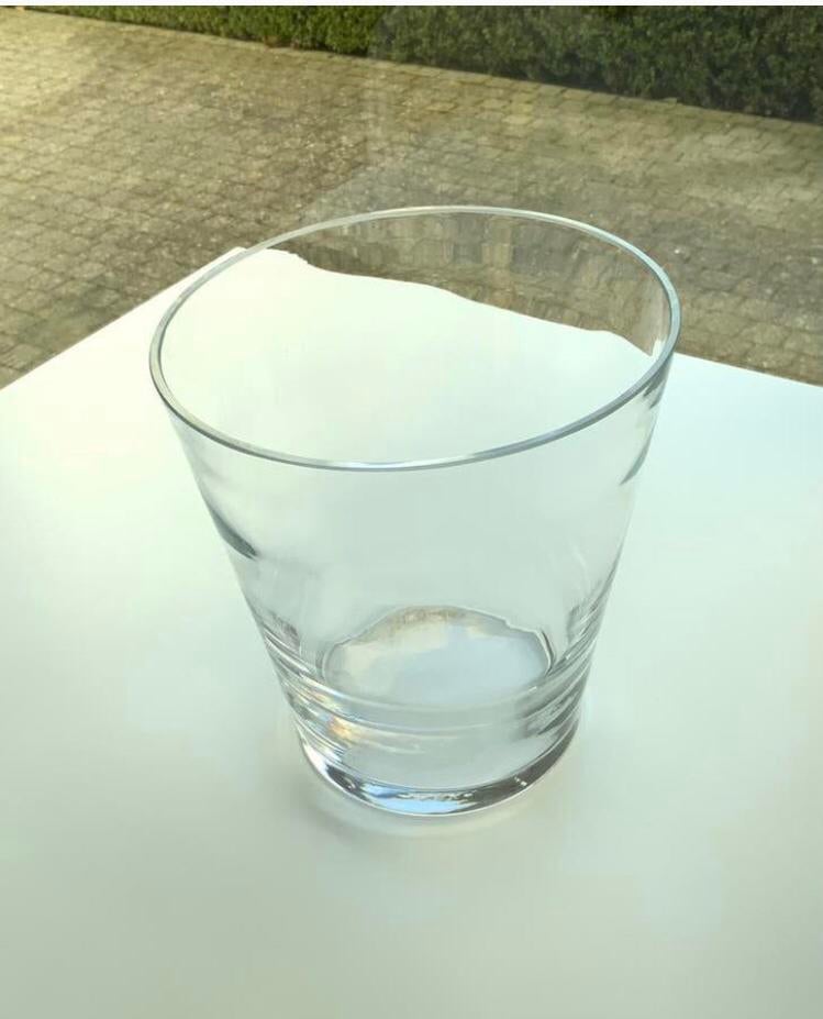 Joli grand vase conique 21 cm, Enlèvement, Comme neuf