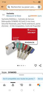 Barillet sécurité, Enlèvement