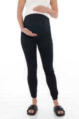 Zwangerschapskleding Still Here Skinny Jean - Jet Black / M, Kleding | Dames, Zwangerschapskleding, Maat 38/40 (M), Zwart, Ophalen of Verzenden