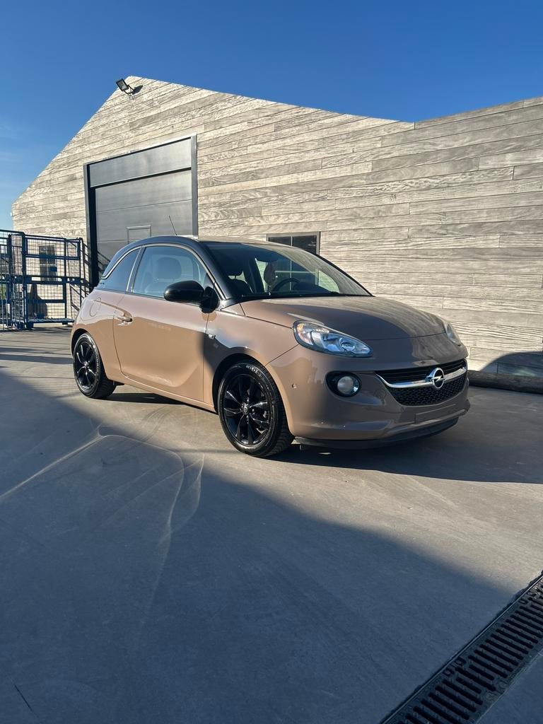 Opel Adam 1.2 benzine (2015), Auto's, Voorwielaandrijving, 4 zetels, 4 cilinders, Bruin