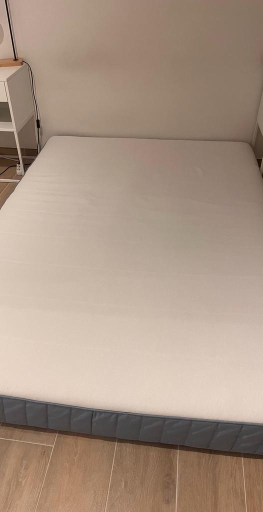 Matelas IKEA, Maison & Meubles, Enlèvement, 200 cm, Deux personnes, Gris