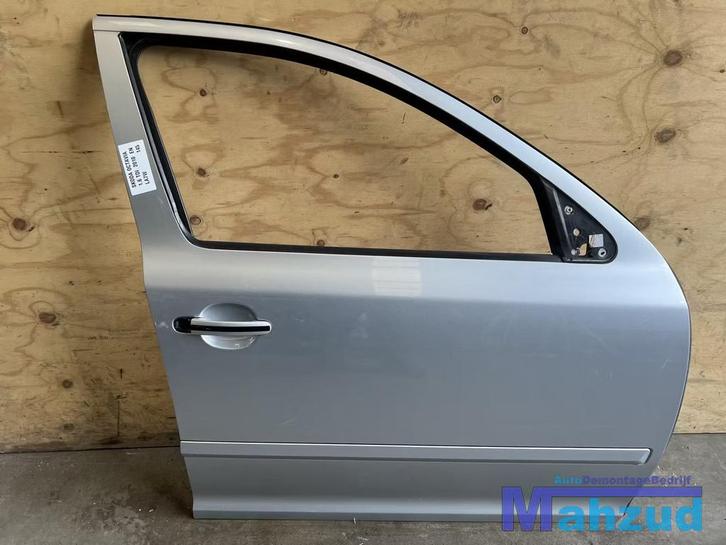 SKODA OCTAVIA 2 combi Zilver LA7W rechts voor deur 2007-2013, Auto-onderdelen, Carrosserie, Deur, Skoda, Voor, Rechts, Gebruikt