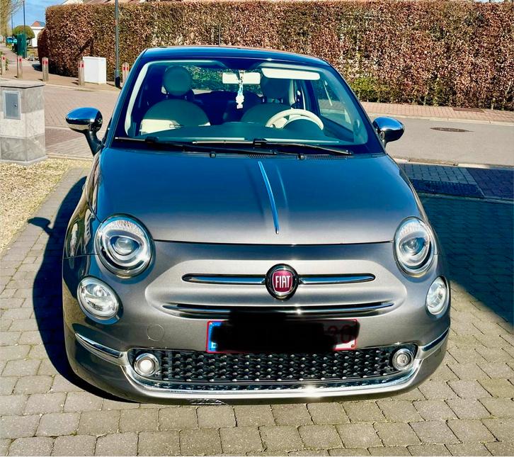 FIAT 500, Autos, Fiat, Air conditionné, Essence, Euro 6, Gris, Enlèvement