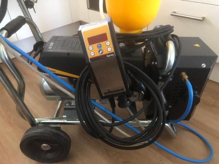 Wagner professionele verfspuit + tempspray, Doe-het-zelf en Bouw, Schildersmaterialen, Zo goed als nieuw, Verfspuit of Verfpomp