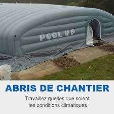 ABRI DE CHANTIER PISCINE 9x5 POOLUP, Services & Professionnels, Entrepreneurs