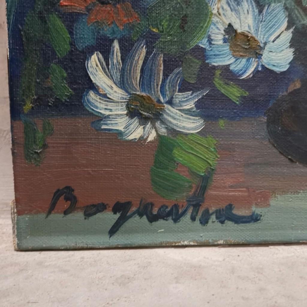 Nature morte aux fleurs (1/3) (ca 1955) - André Bogaert, Antiquités & Art, Art | Peinture | Moderne, Enlèvement