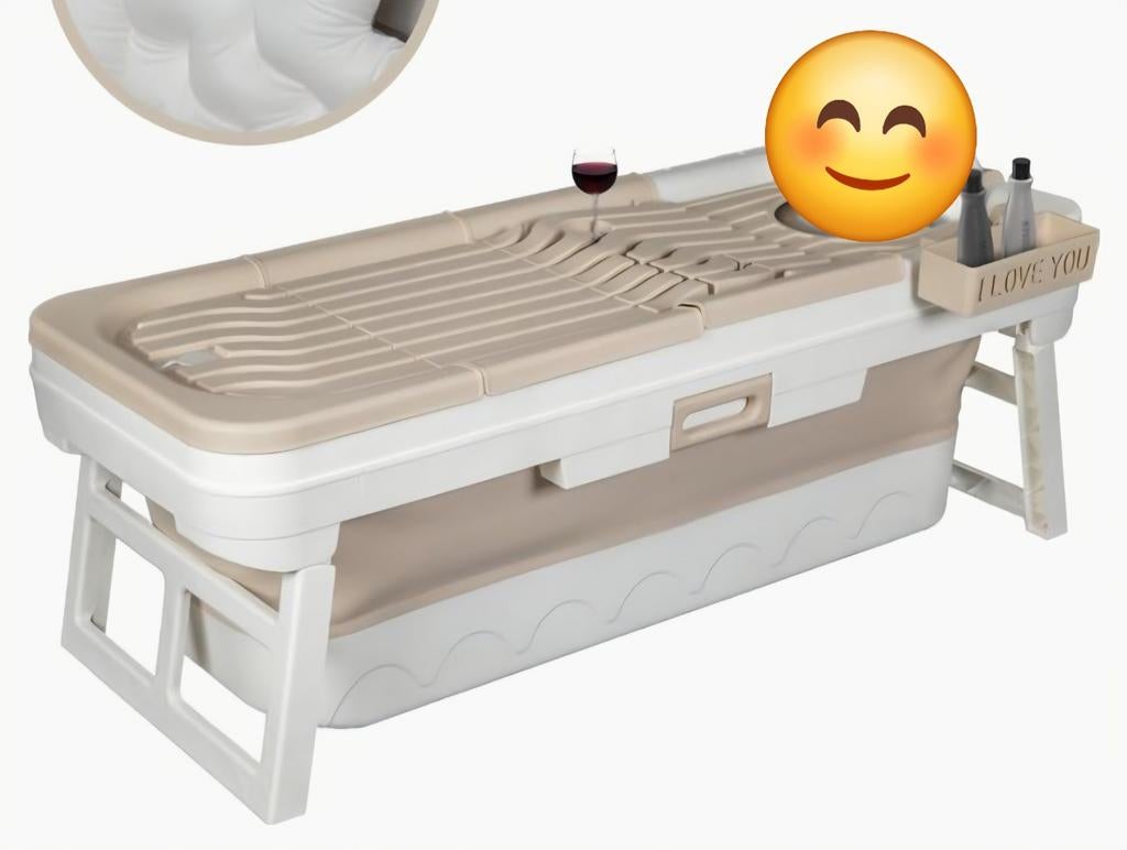 Baignoire pliable XL James sand, Moins de 100 cm, Comme neuf, Enlèvement, 50 à 100 cm