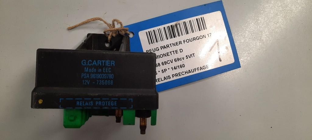 RELAIS BOUGIE PRECHAUFFAGE Peugeot Partner (9619039780), Utilisé, Peugeot