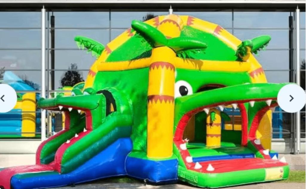 multifun Super Krokodil Springkasteel, Ophalen, Gebruikt