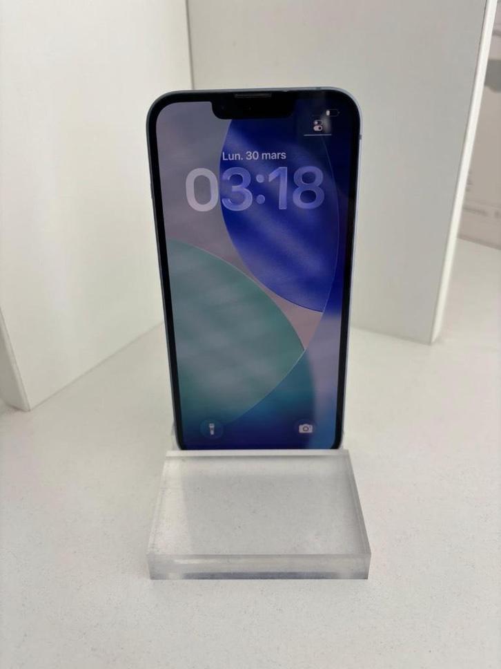 iPhone 14, Télécoms, Téléphonie mobile | Apple iPhone, Comme neuf, 128 GB, Sans abonnement, iPhone 14, Bleu, Enlèvement ou Envoi
