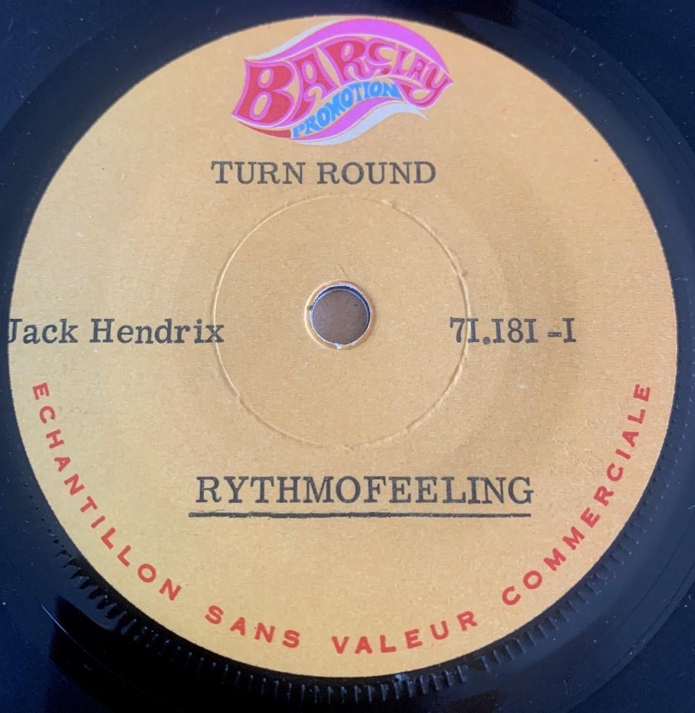 Rare Vinyle 7" Promo - Jack Hendrix Tchikbaams ‎– Turn Round, CD & DVD, Vinyles Singles, 7 pouces, EP, Envoi, Édition limitée