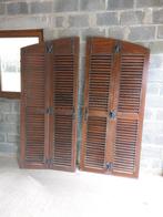 volets persiennes en chêne, Enlèvement, Utilisé, Moins de 100 cm, 200 cm ou plus