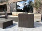 Loungeset/tuinset in wicker, Ophalen, Zo goed als nieuw