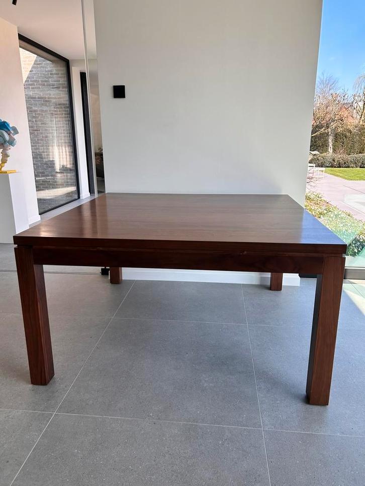 Houten eettafel voor 8 personen, Maison & Meubles, Tables | Tables à manger, Utilisé, 100 à 150 cm, 100 à 150 cm, Cinq personnes ou plus