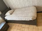 Eenpersoonsbed met matras en bedlade, Ophalen, 90 cm, Eenpersoons, Zo goed als nieuw
