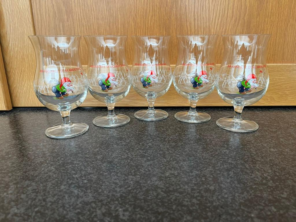 Glazen LA CHOUFFE, Collections, Marques de bière, Enlèvement