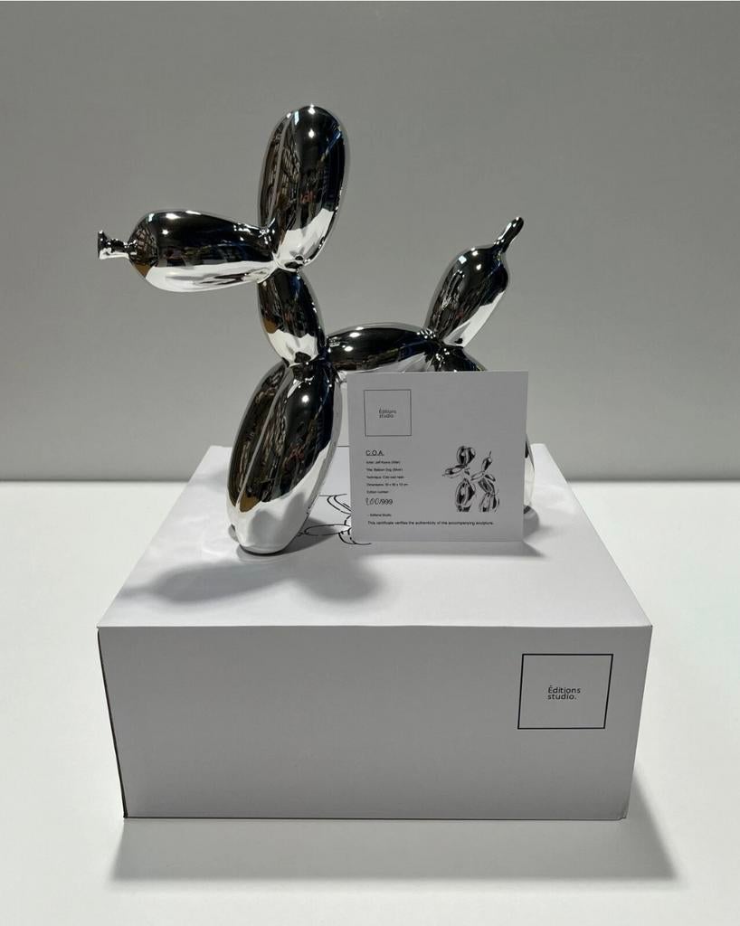Balloon Dog Jeff Koons (After), Antiquités & Art, Art | Objets design, Enlèvement