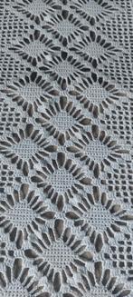 Couvre-lit au crochet, Comme neuf, Enlèvement, Autres types, Blanc