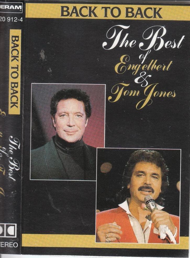 Back to Back: Engelbert Humperdinck & Tom Jones, Cd's en Dvd's, Cassettebandjes, Gebruikt, Origineel, Pop, Verzenden