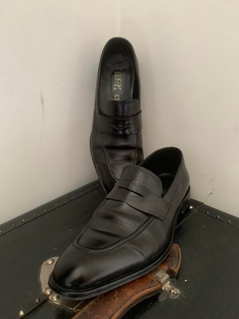 Mocassins GEOX Cuoio - Cuir noir Respira 42½ EU, Vêtements | Hommes, Chaussures, Porté, Noir, Enlèvement ou Envoi