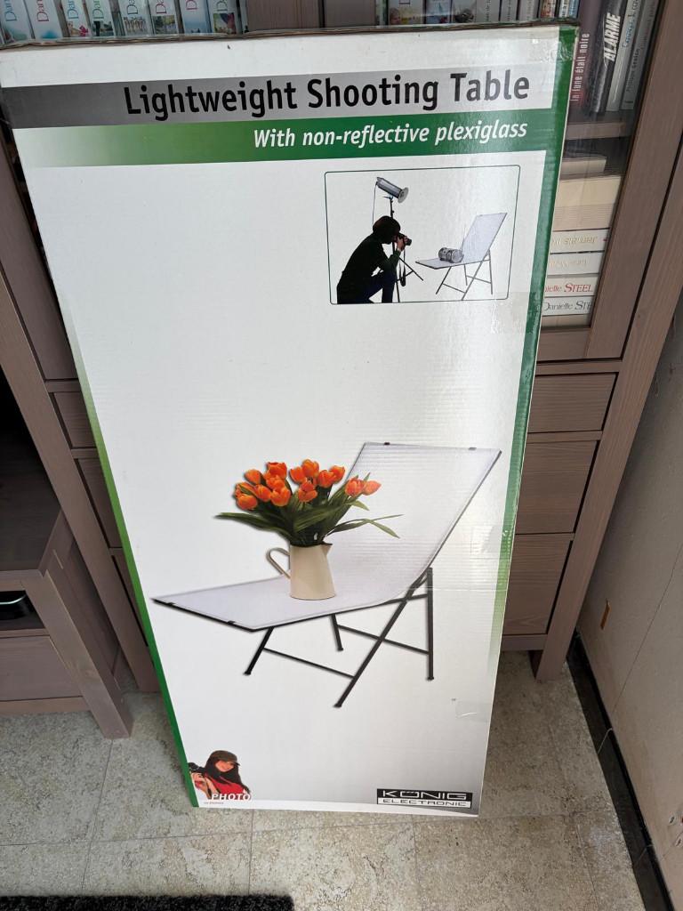 Table photo neuve jamais déballée, Enlèvement ou Envoi, Neuf, Moins de 150 cm, Autres types