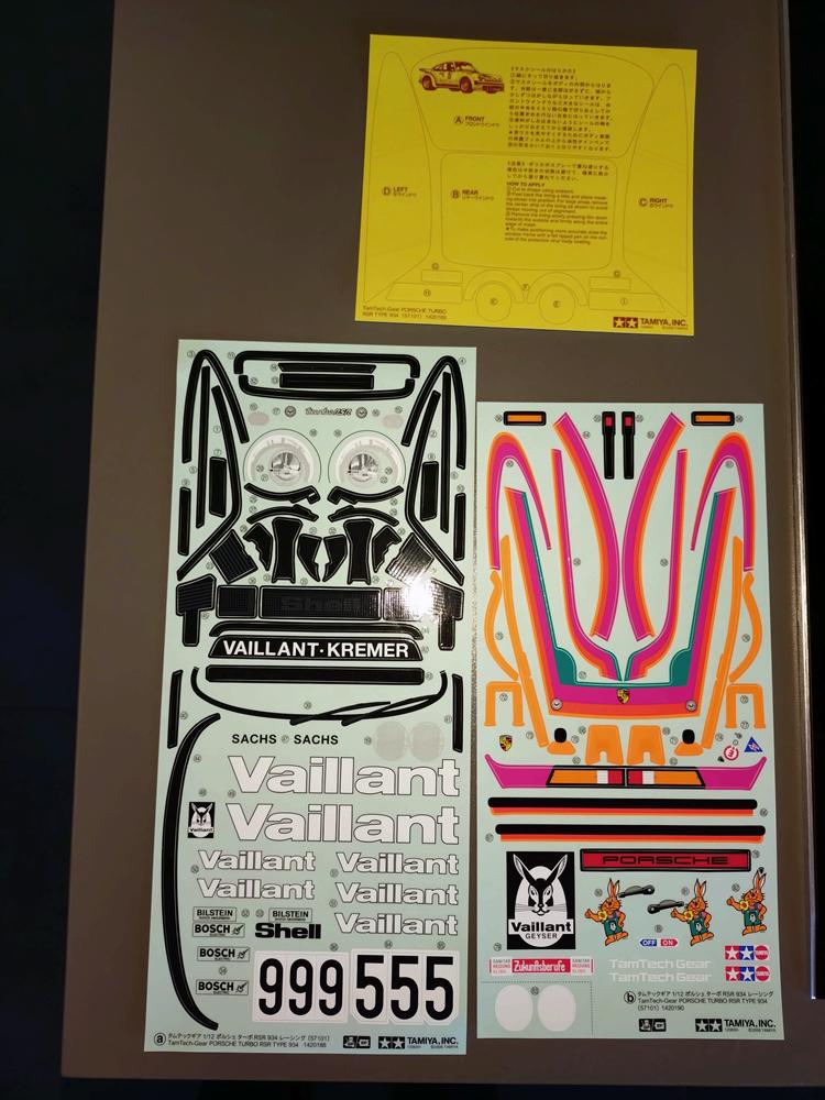 Tamiya R/C Porsche 934 57101 1/12, Hobby en Vrije tijd, Modelbouw | Radiografisch | Auto's, Elektro, Nieuw, Ophalen of Verzenden