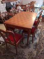 Prachtige eetkamer tafel met 6 stoelen, Antiek en Kunst, Ophalen