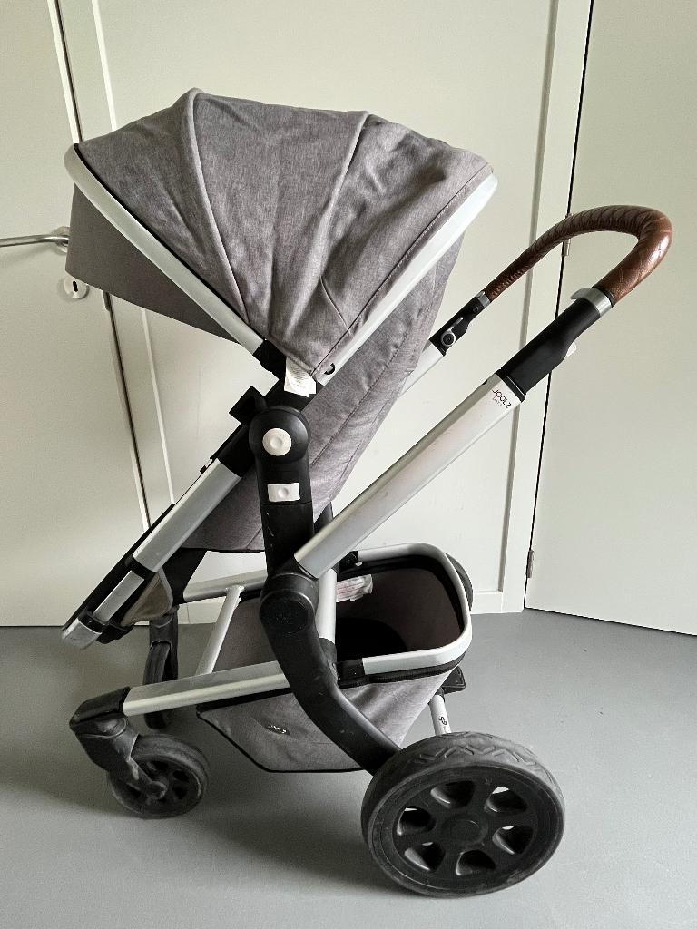 Joolz Day 3 complete 3-in-1 buggy grijs met accessoires, Kinderen en Baby's, Buggy's, Gebruikt, Overige merken, Duomodel, Regenhoes