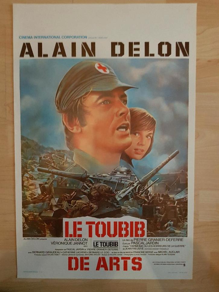 filmaffiche Alain Delon le toubib 1979 filmposter, Collections, Posters & Affiches, Comme neuf, Cinéma et TV, A1 jusqu'à A3, Rectangulaire vertical
