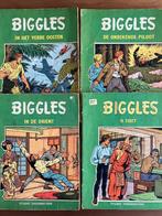 4x Biggles, Boeken, Meerdere stripboeken, Ophalen of Verzenden, Gelezen, Studio Vandersteen