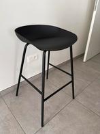 Set van 2 zwarte barkrukken te koop!, Ophalen, Zo goed als nieuw