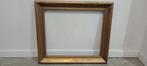 Cadre Ancien Style Empire en Bois Doré – 46x39 cm, Enlèvement, Utilisé, Bois