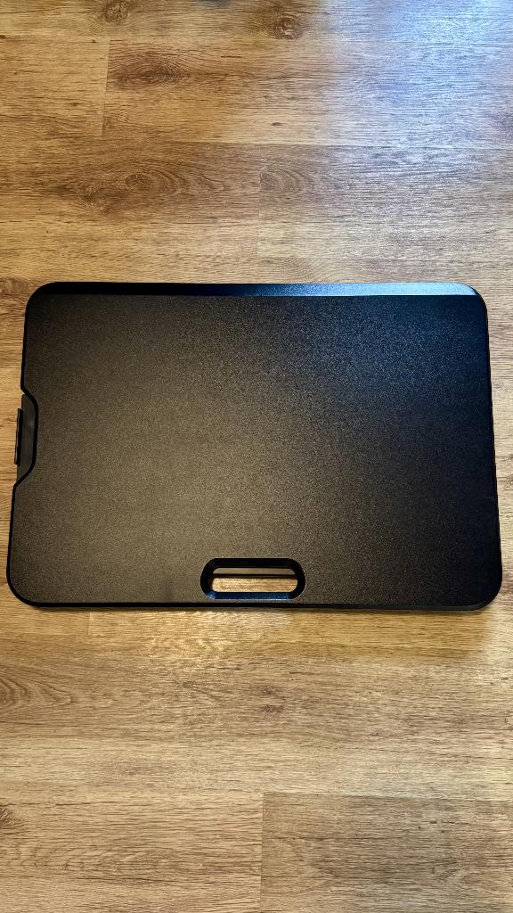 Bureau Assis-Debout BONTEC - Plateau de 65x47 cm, Ophalen, Metaal, In hoogte verstelbaar, Zo goed als nieuw