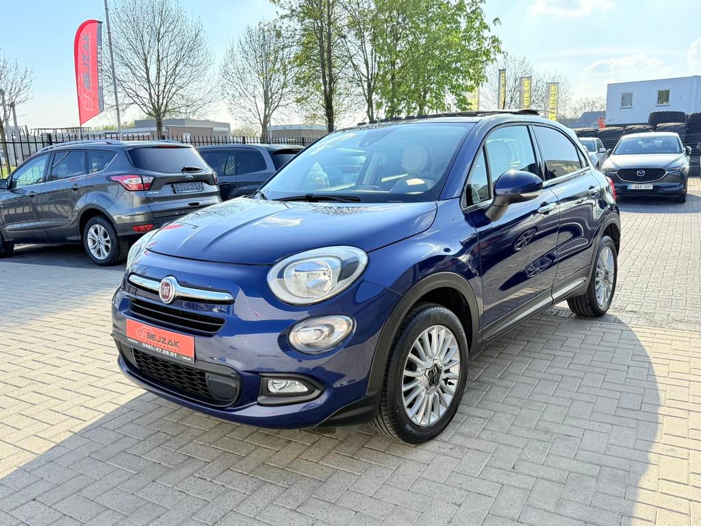 Fiat 500x 86.000km schuifdak 1j Garantie, Auto's, Fiat, Voorwielaandrijving, Euro 6, 500X, Leder