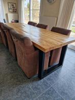 6 eetkamerstoelen op wieltjes, Ophalen