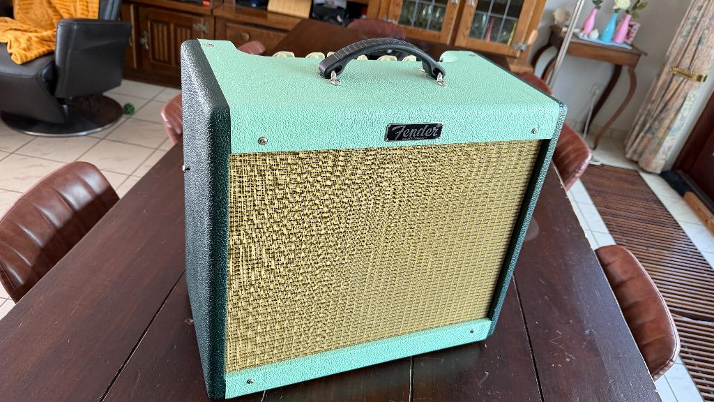 Fender Blues Junior III–Limited Edition Surf Green–Zeldzaam!, Musique & Instruments, Amplis | Basse & Guitare, Comme neuf, Guitare