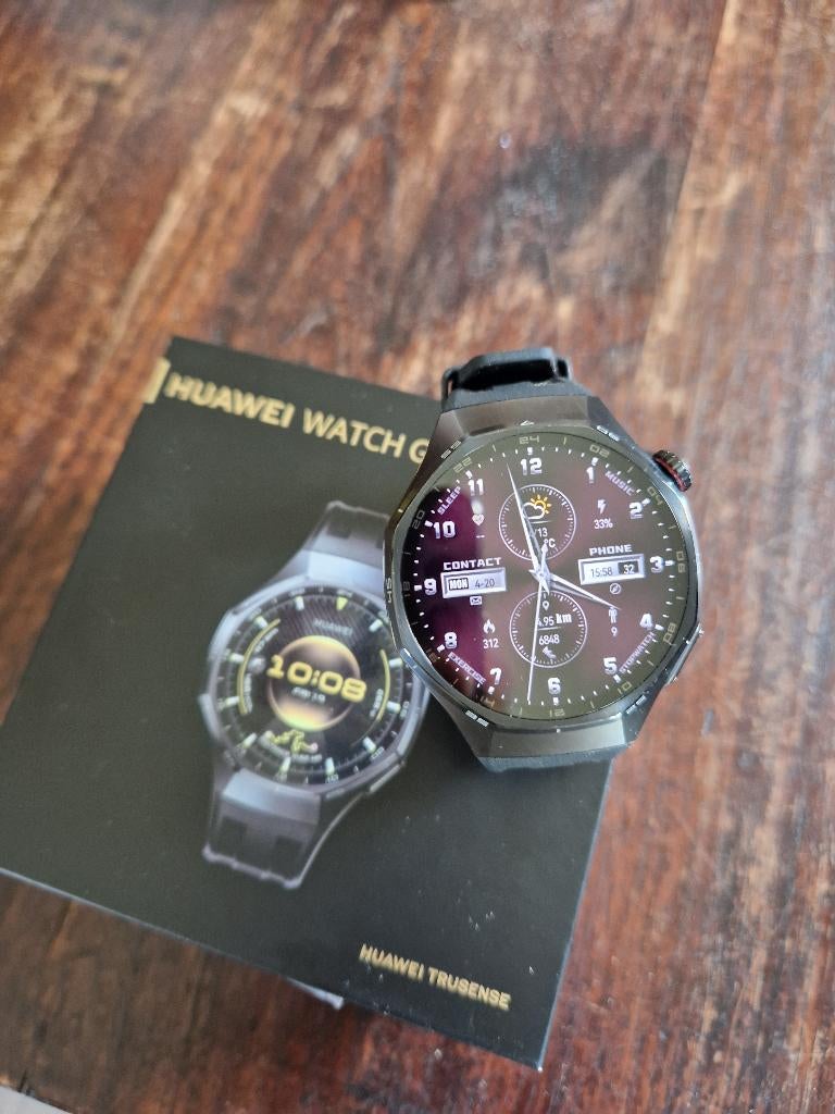 Huawei gt 6 PRO smartwatch, Ophalen, Zwart, Zo goed als nieuw, Waterdicht