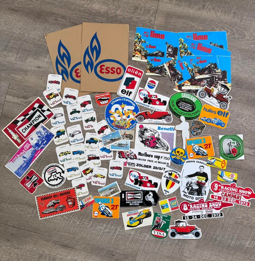 Autocollants rétro pour voitures et courses, Collections, Enlèvement ou Envoi, Comme neuf