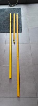 Stalen gasbuis geel 4/4   =   1"    3 stukken, Doe-het-zelf en Bouw, Buizen en Afvoer, Ophalen, Overige materialen, Nieuw, 20 tot 40 mm