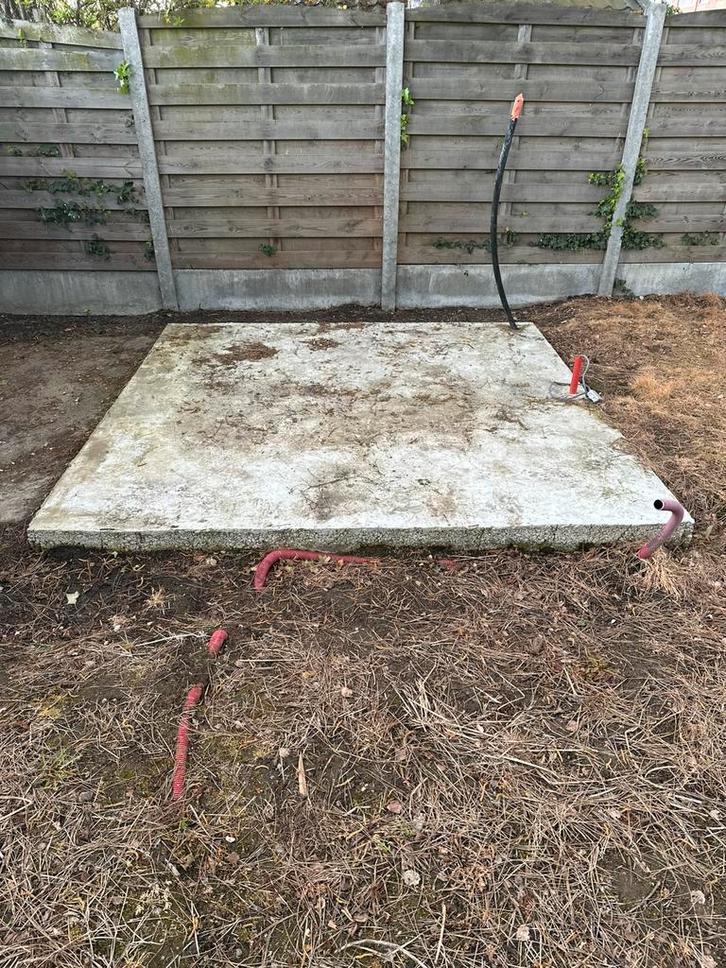 Betonnen funderingsplaat, Doe-het-zelf en Bouw, Overige Doe-Het-Zelf en Bouw, Zo goed als nieuw, Ophalen