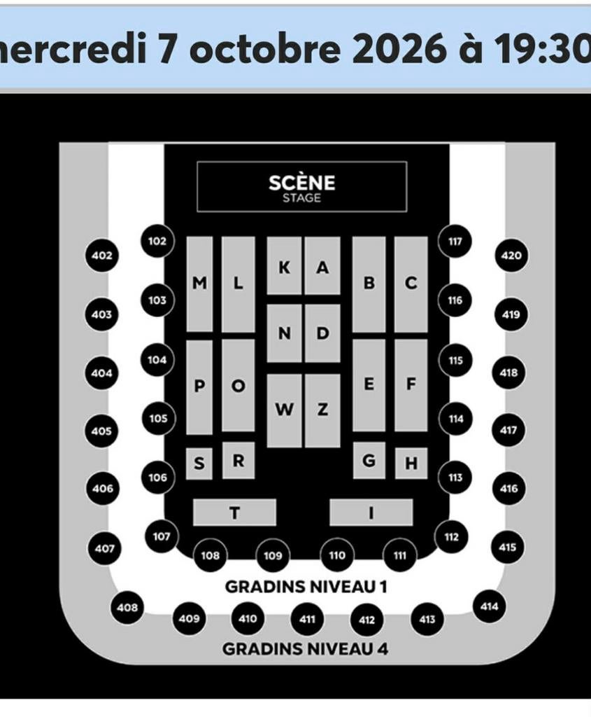 3 Places Celine Dion, Octobre