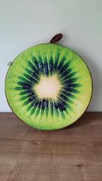 Kussen - Kiwi, Huis en Inrichting, Ophalen of Verzenden, Zo goed als nieuw, Groen, Rond