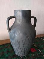 kruik grijs vaas steen h37cm halsbreedte 12cm/diam moederdag, Enlèvement ou Envoi, Neuf, Pierre