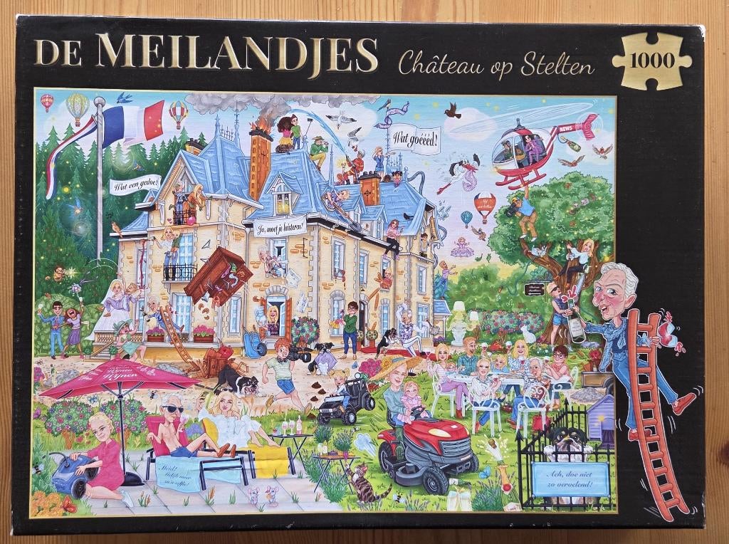 Puzzel De Meilandjes Chateau op stelten 1000, Hobby & Loisirs créatifs, Sport cérébral & Puzzles, Enlèvement ou Envoi, 500 à 1500 pièces