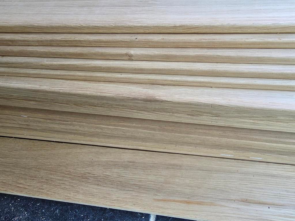 Eiken plinten te koop (61meter), Enlèvement, Chêne, Plinthes