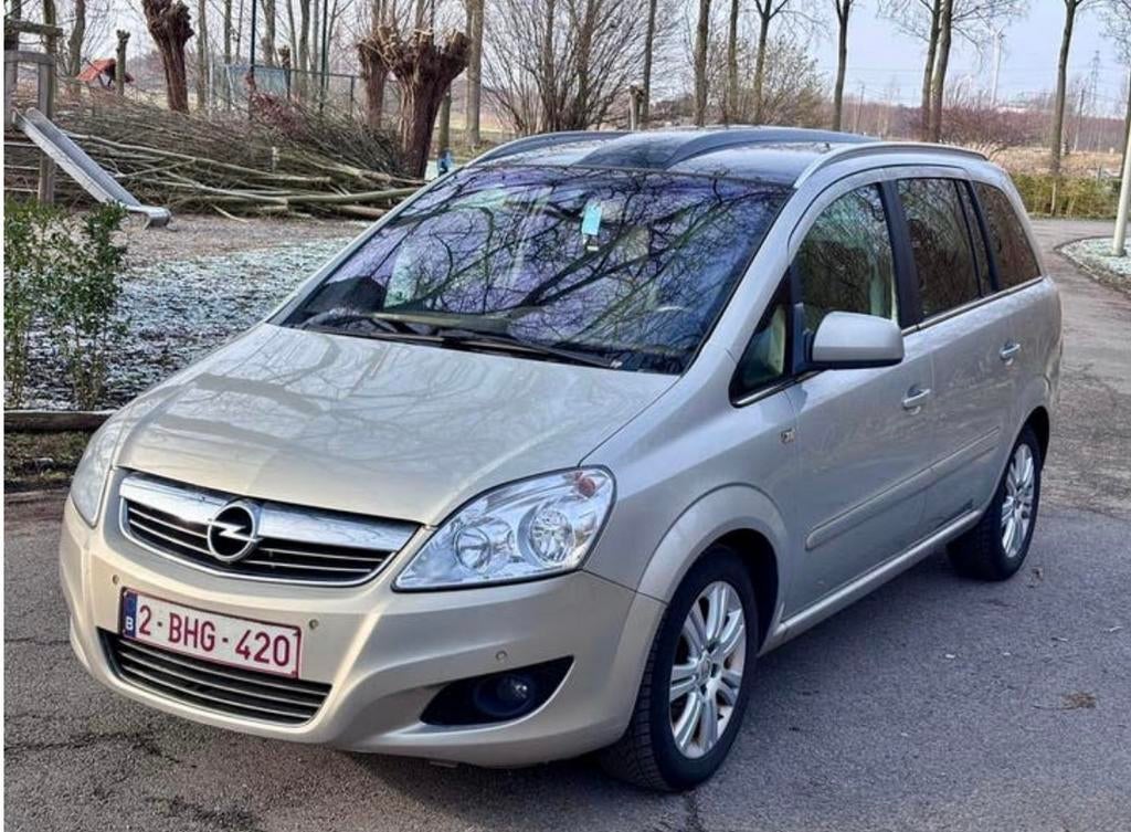 Opel zafira 7platc euro5 229800km, Autos, Opel, Achat, Entreprise, 7 places, Noir