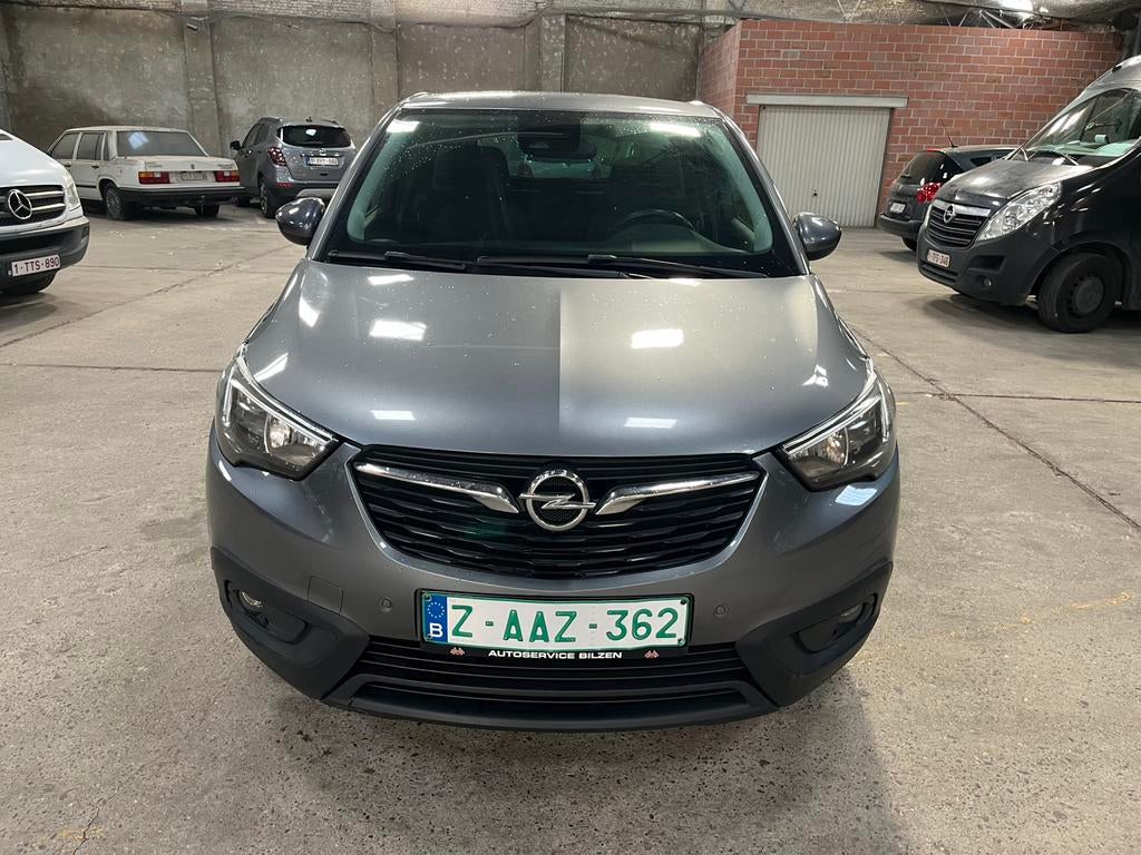 Opel Crossland X Bj. 2018 Km 91.000 Benzine 1.2 Turbo, Argent ou Gris, Achat, Euro 6, Boîte manuelle