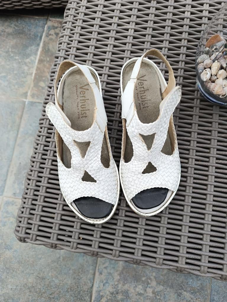 Nieuwe Sandalen VERHULST maat 38, Vêtements | Femmes, Chaussures, Neuf, Enlèvement ou Envoi, Verhulst, Blanc