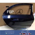 W176 Mercedes A Klasse deur rechts portier zwart wit blauw 2, Auto-onderdelen, Gebruikt, -, Deur, Achter