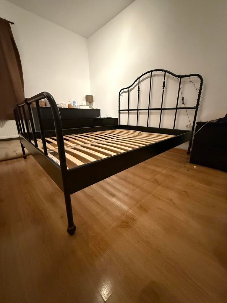 Bed 160x200 lattenbodem, zonder matras, Enlèvement, Utilisé, Deux personnes, 160 cm